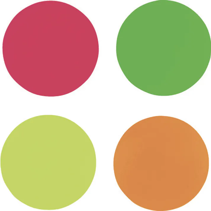 【CAINZ-DASH】トラスコ中山 蛍光ドットシール 50Φ ピンク 1シート20個入 FRL5020-P【別送品】