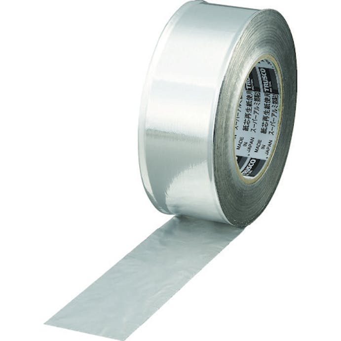 【CAINZ-DASH】トラスコ中山 スーパーアルミ箔強力粘着テープ　ツヤあり　幅５０ｍｍＸ長さ２０ｍ TRATP50-1【別送品】