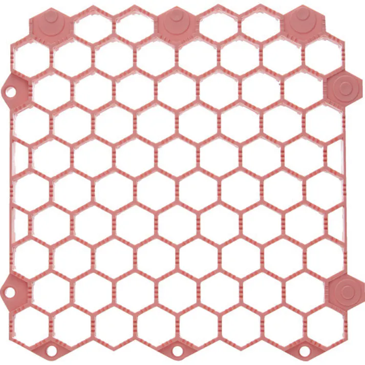 【CAINZ-DASH】トラスコ中山 抗菌・防炎ジョイントスノコ 土足用 ピンク TJDDS15-P【別送品】