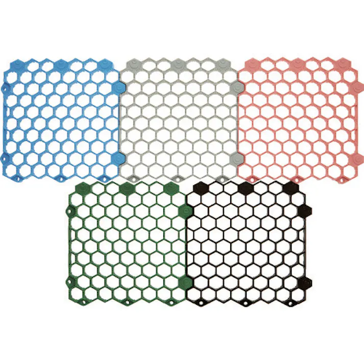 【CAINZ-DASH】トラスコ中山 抗菌・防炎ジョイントスノコ 土足用 ピンク TJDDS15-P【別送品】