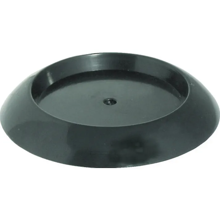 【CAINZ-DASH】トラスコ中山 キャスタ-用受け皿 60MM 黒 12個入 TUK600-BK-12【別送品】