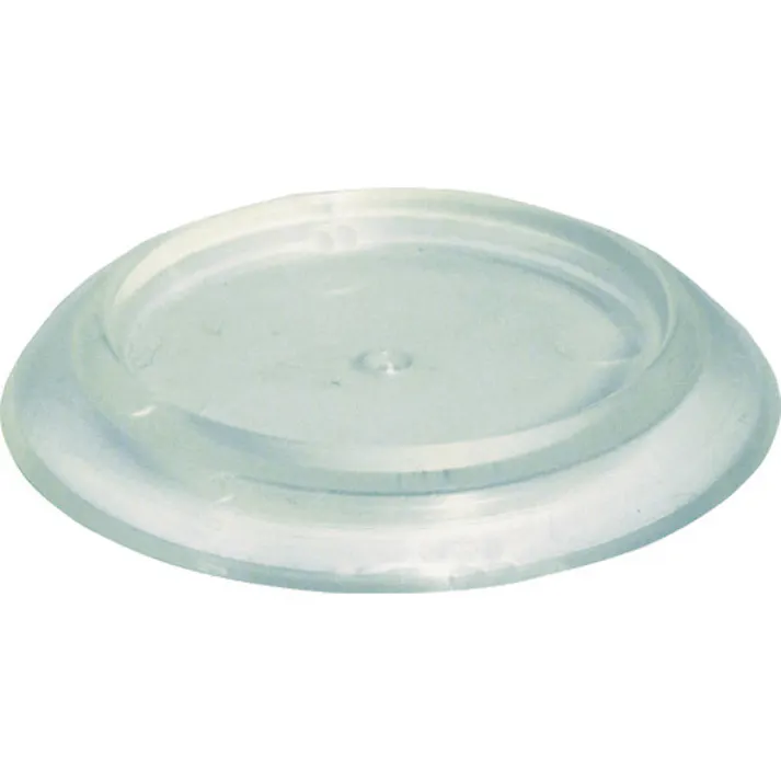 【CAINZ-DASH】トラスコ中山 キャスタ-用受け皿 64MM 透明 12個入 TUK630-TM-12【別送品】