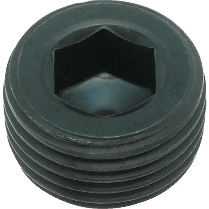 【CAINZ-DASH】トラスコ中山 テーパー沈みプラグ SP2(スチール) 黒染め PT1/2 6個入 Y1082-0112【別送品】