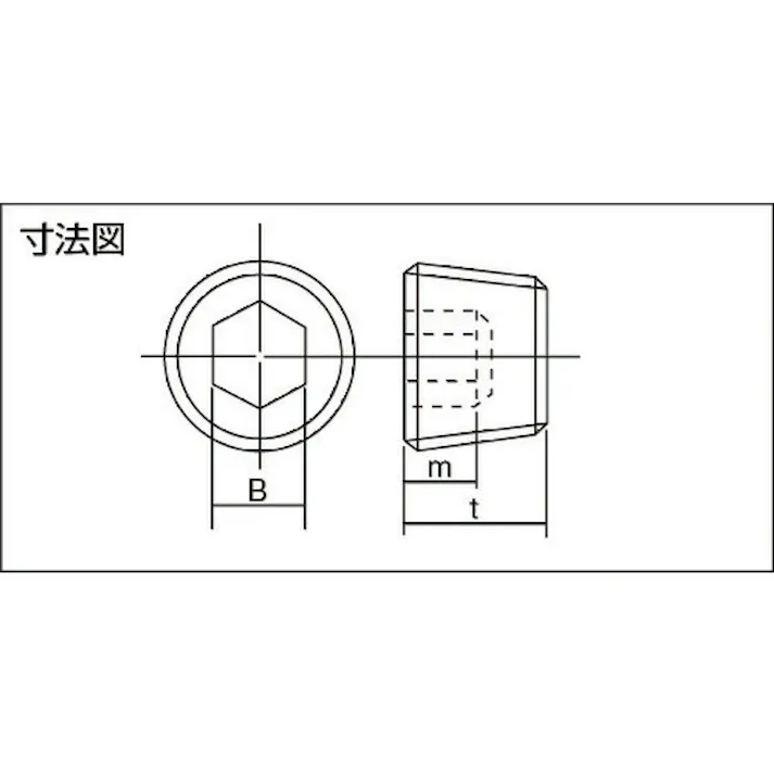 【CAINZ-DASH】トラスコ中山 テーパー浮きプラグ SP3(スチール) 黒染め PT1/2 6個入 Y1083-0112【別送品】