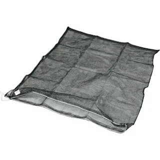 【CAINZ-DASH】トラスコ中山 メッシュ袋 大 1枚入 100X100cm 90L 目合4mm 黒 MH-L-1-BK【別送品】