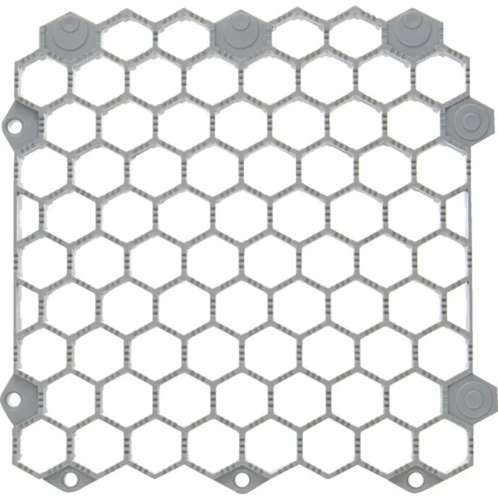 【CAINZ-DASH】トラスコ中山 抗菌・防炎ジョイントスノコ 土足用 グレー TJDDS15-GY【別送品】
