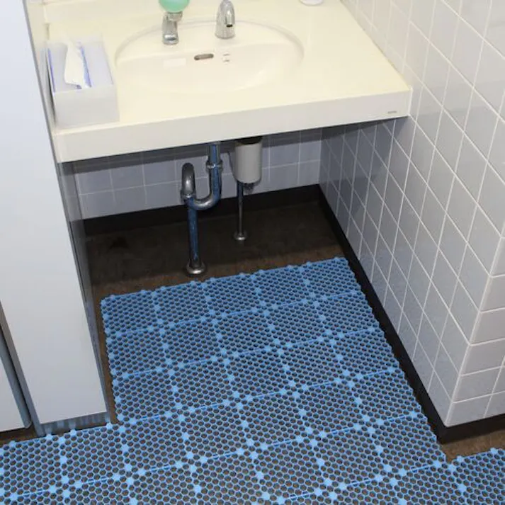 【CAINZ-DASH】トラスコ中山 抗菌・防炎ジョイントスノコ 土足用 グレー TJDDS15-GY【別送品】