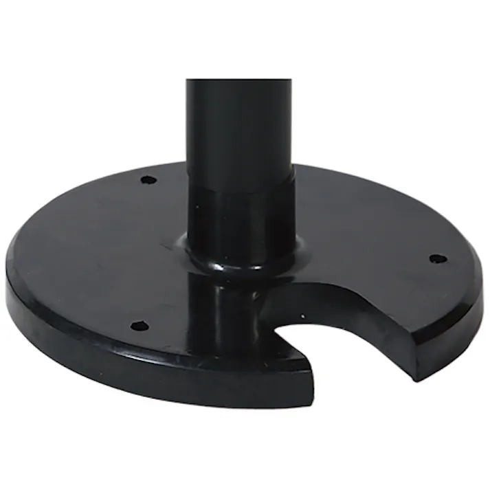 【CAINZ-DASH】トラスコ中山 やわらかゴムポール イエロー・ブラック 88cm アンカー穴10mm付 屋内型タイプ TGP-03A【別送品】