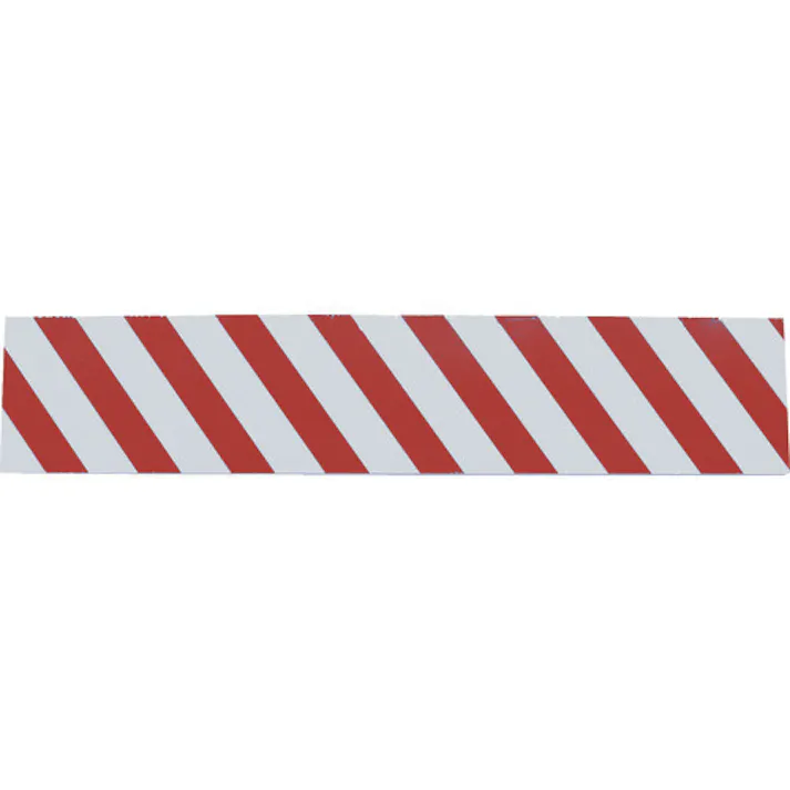 【CAINZ-DASH】トラスコ中山 セーフティクッション 幅200mmX長さ1m レッド/ホワイト TSC-2001-RW【別送品】