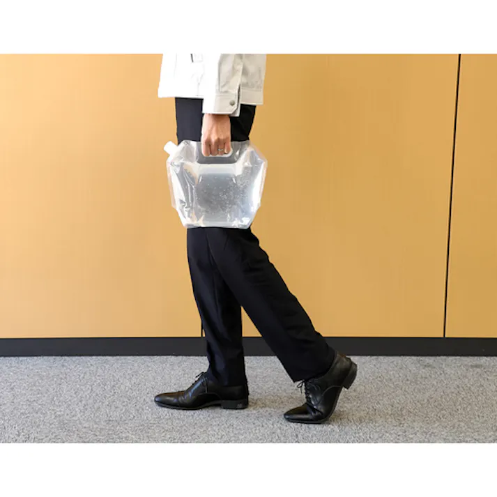 【CAINZ-DASH】トラスコ中山 持ち運びしやすい非常用ウォーターバッグ 3L EWB3L【別送品】