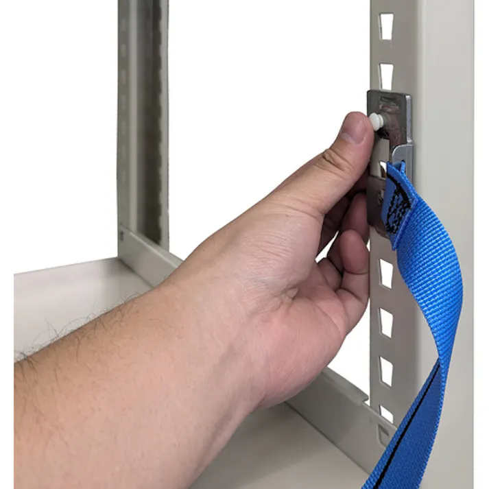 【CAINZ-DASH】トラスコ中山 スチールラック M2型軽中量棚用落下防止ベルト W1160用 樹脂バックルタイプ M2-RB1200-J【別送品】