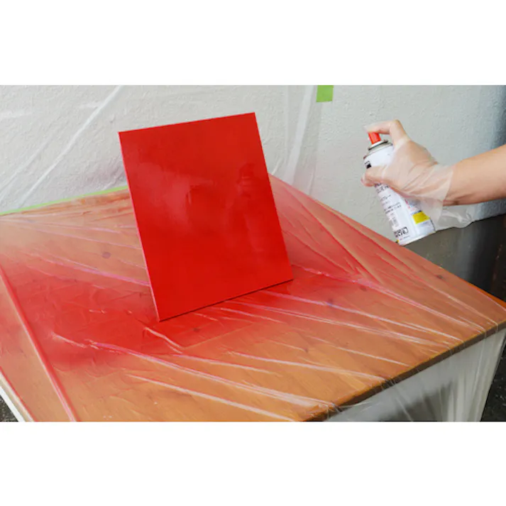 【CAINZ-DASH】トラスコ中山 高耐久アクリルラッカースプレー 赤 300ml RSP300-R【別送品】