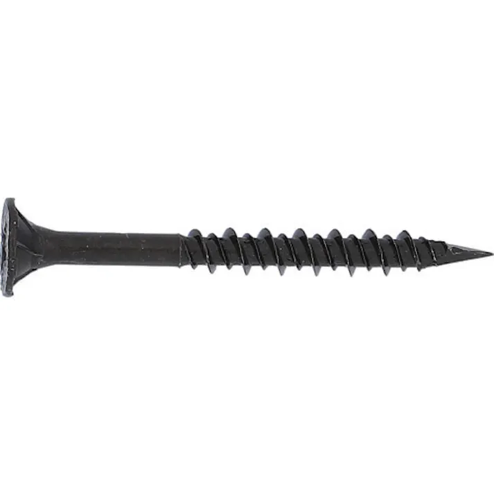 【CAINZ-DASH】トラスコ中山 木が割れにくいビス 黒亜鉛メッキ 3.8X50 55本入 CVA-3.8X50【別送品】