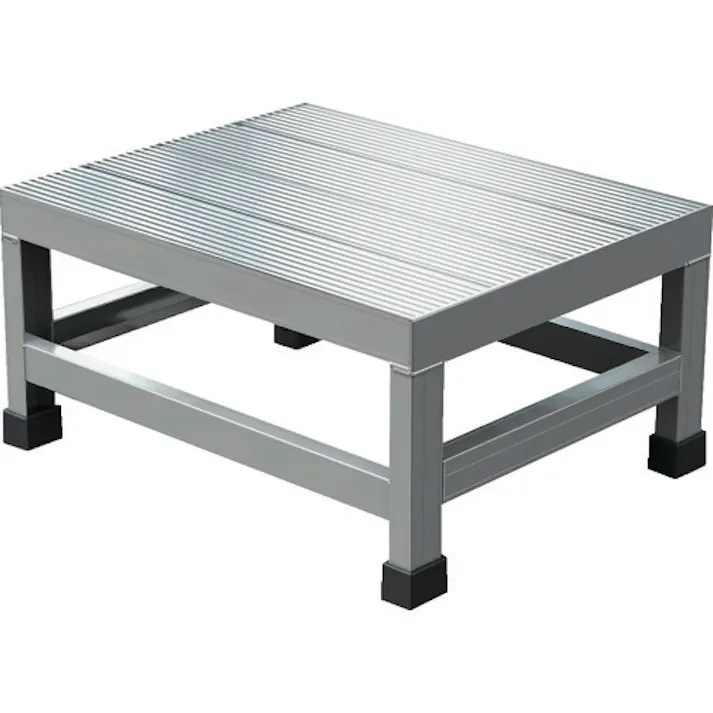 【CAINZ-DASH】トラスコ中山 アルミ製溶接一体構造型作業台 一段(完成品) W500×D400×H250 WTDB-5425【別送品】