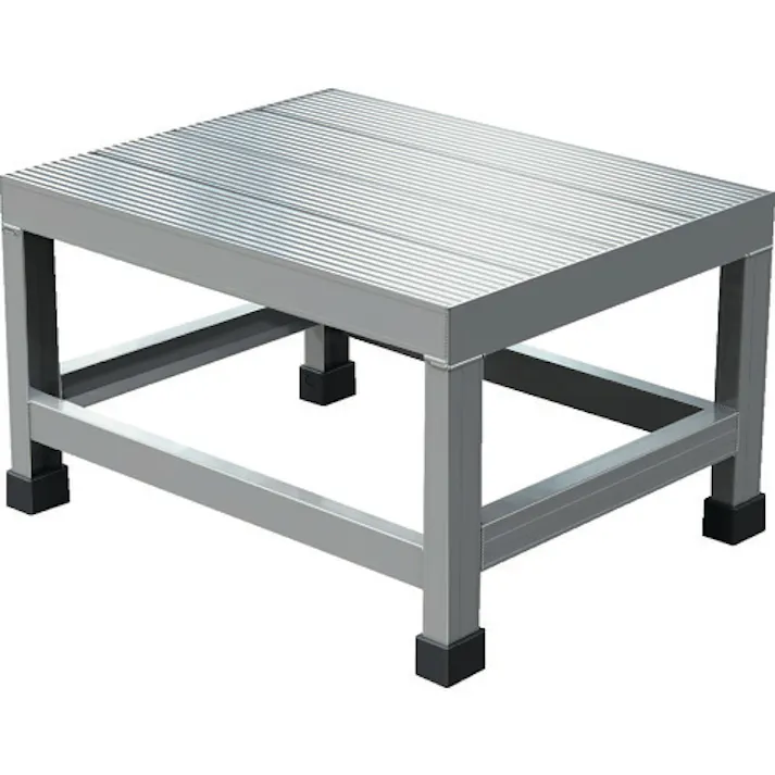 【CAINZ-DASH】トラスコ中山 アルミ製溶接一体構造型作業台 一段(完成品) W500×D400×H300 WTDB-5430【別送品】