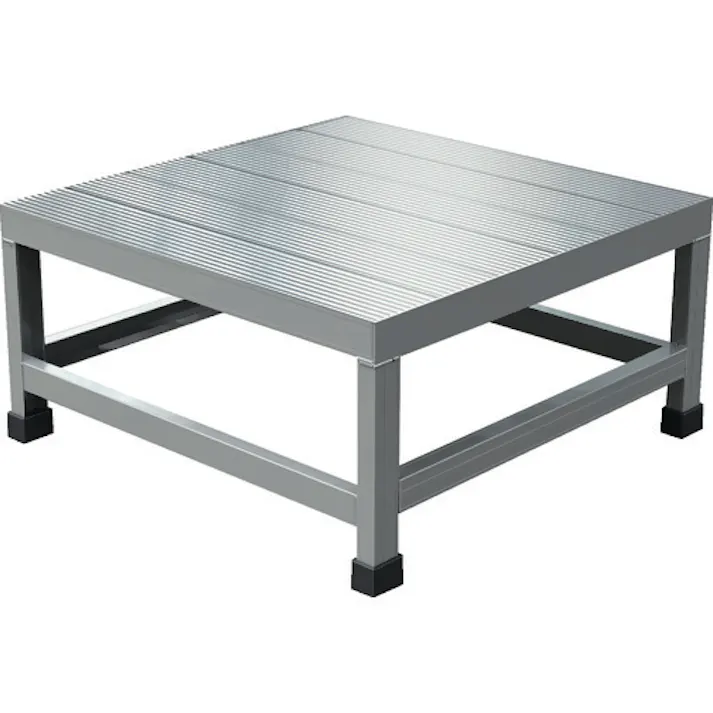 【CAINZ-DASH】トラスコ中山 アルミ製溶接一体構造型作業台 一段(完成品) W600×D600×H300 WTDB-6630【別送品】