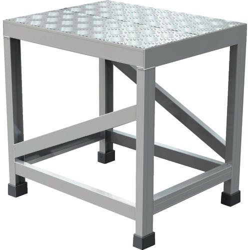 トラスコ中山 アルミ製溶接一体構造型作業台 縞板タイプ 一段(完成品) W500×D400×H500 WTDBC-5450 作業台 トラスコ中山 アルミ製溶接一体構造型作業台 縞板タイプ 一段(完成品) W500×D400×H500 WTDBC-5450 作業台