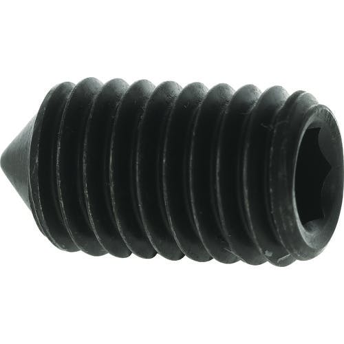 トラスコ中山 六角穴付止めねじ とがり先 黒染め M3×12 46本入 B127-0312 六角穴付止めねじ トラスコ中山 六角穴付止めねじ とがり先 黒染め M3×12 46本入 B127-0312 六角穴付止めねじ