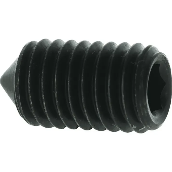 【CAINZ-DASH】トラスコ中山 六角穴付止めねじ とがり先 黒染め M5×12 45本入 B127-0512【別送品】