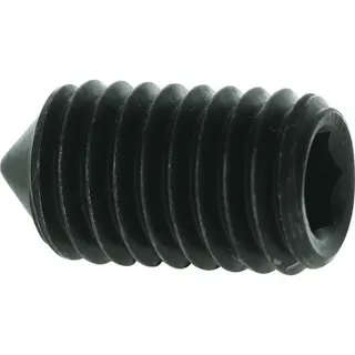 【CAINZ-DASH】トラスコ中山 六角穴付止めねじ とがり先 黒染め M12×35 6本入 B127-1235【別送品】