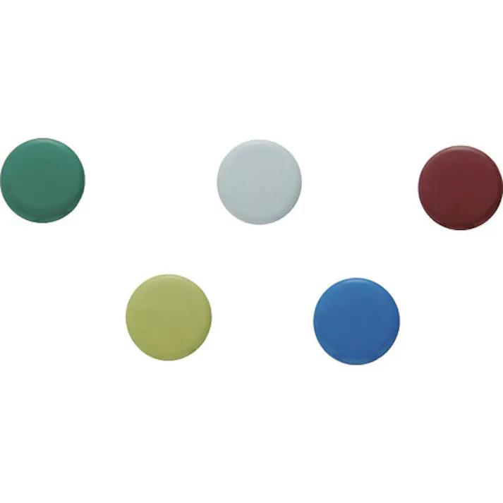 【CAINZ-DASH】トラスコ中山 強力マグネット 18mm 10個入 赤 SCM18-R-10P【別送品】