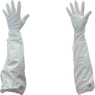 【CAINZ-DASH】トラスコ中山 腕カバー付塩ビ薄手手袋 TPGAC-M【別送品】