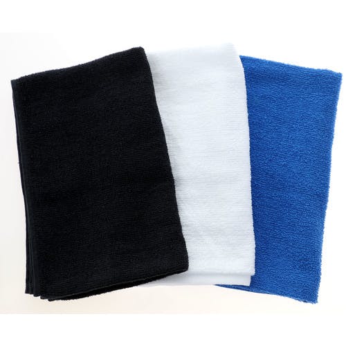 CAINZ-DASH】トラスコ中山 超ロングタオル ブラック 3枚入り SLT3P-BK