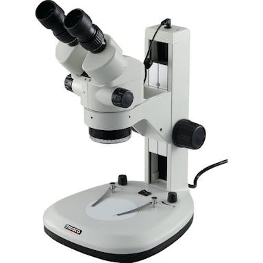 【CAINZ-DASH】トラスコ中山 ズーム実体顕微鏡　双眼　ＬＥＤリング照明付　ＳＣＯＰＲＯ（スコープロ）【別送品】
