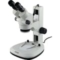 【CAINZ-DASH】トラスコ中山 ズーム実体顕微鏡　双眼　ＬＥＤリング照明付　ＳＣＯＰＲＯ（スコープロ） ZMSR-B1【別送品】