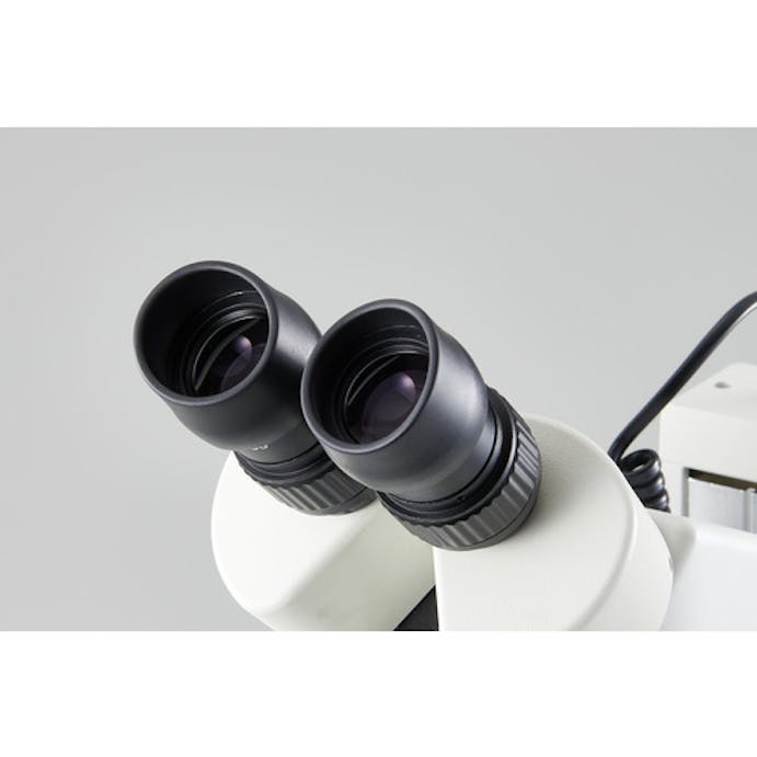 【CAINZ-DASH】トラスコ中山 ズーム実体顕微鏡　双眼　ＬＥＤリング照明付　ＳＣＯＰＲＯ（スコープロ） ZMSR-B1【別送品】