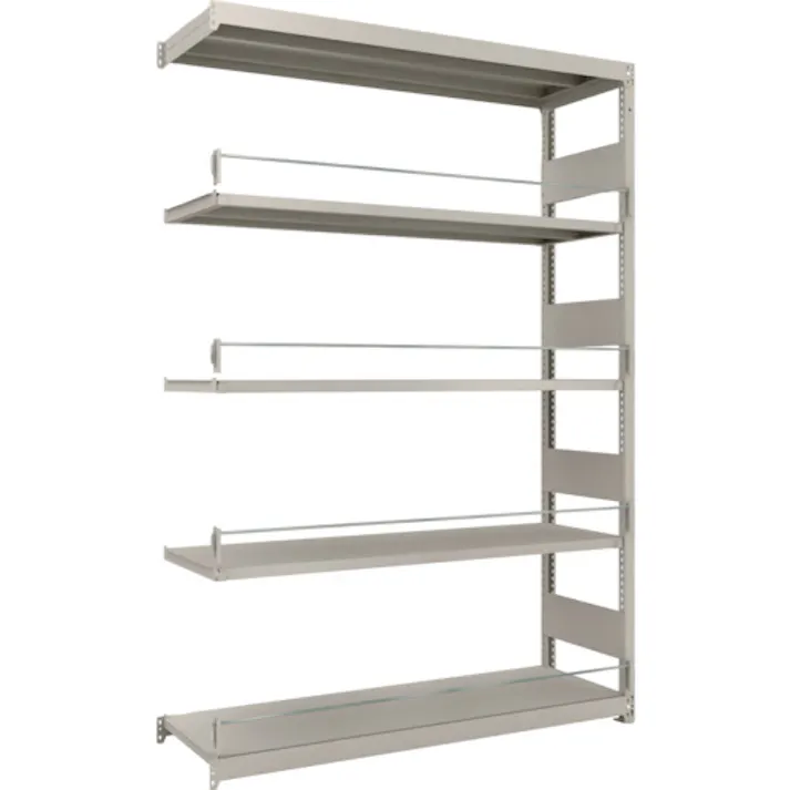 【CAINZ-DASH】トラスコ中山 災害備蓄ラック スチールラック M1.5型 W1460×D445×H2100 5段 連結 M1.5-DS7545B【別送品】