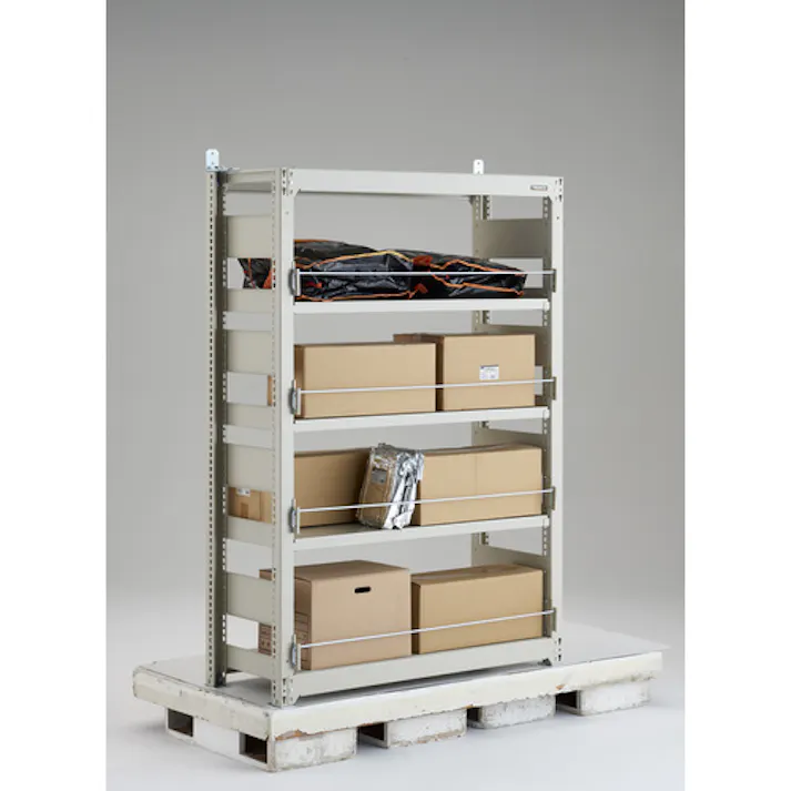 【CAINZ-DASH】トラスコ中山 災害備蓄ラック スチールラック M3型 W1800×D471×H1800 5段 単体 M3-DS6655【別送品】