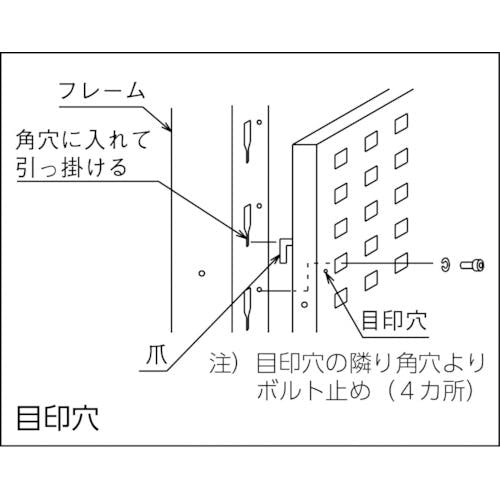 CAINZ-DASH】トラスコ中山 ＵＰＲ型パンチングラック用パネル