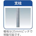 【CAINZ-DASH】トラスコ中山 スチール製メッシュラック　棚板　１２０５Ｘ４５７ MES-44S【別送品】