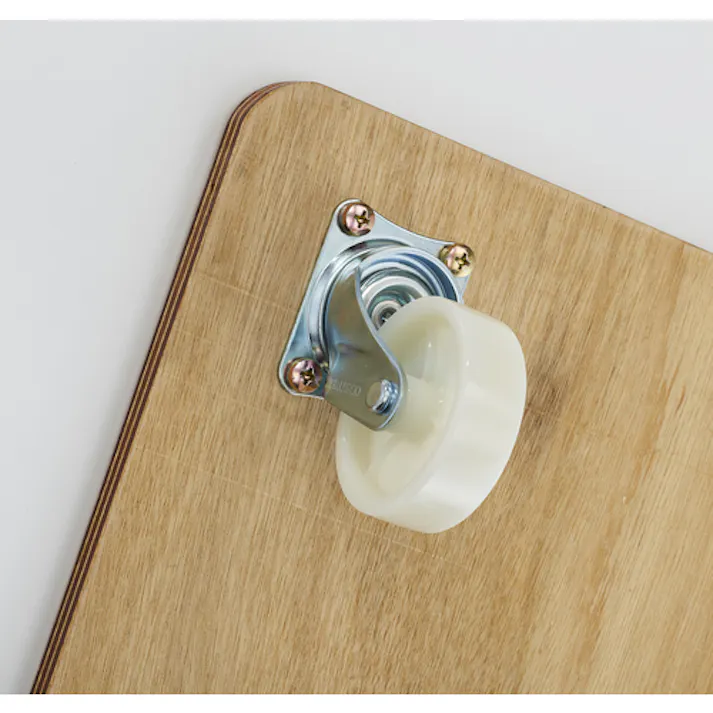 【CAINZ-DASH】トラスコ中山 合板平台車プティカルゴ 900X600 ナイロン車 PC-6090【別送品】