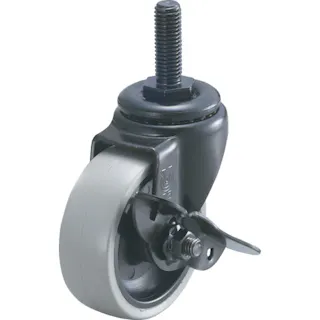 【CAINZ-DASH】トラスコ中山 ナイロンウレタンキャスター75φ自在ストッパー付 STD-75NUS【別送品】