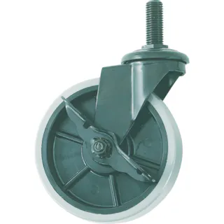 【CAINZ-DASH】トラスコ中山 フェニックスラック用キャスター Φ125自在S付 NU車輪 STD125NUS【別送品】