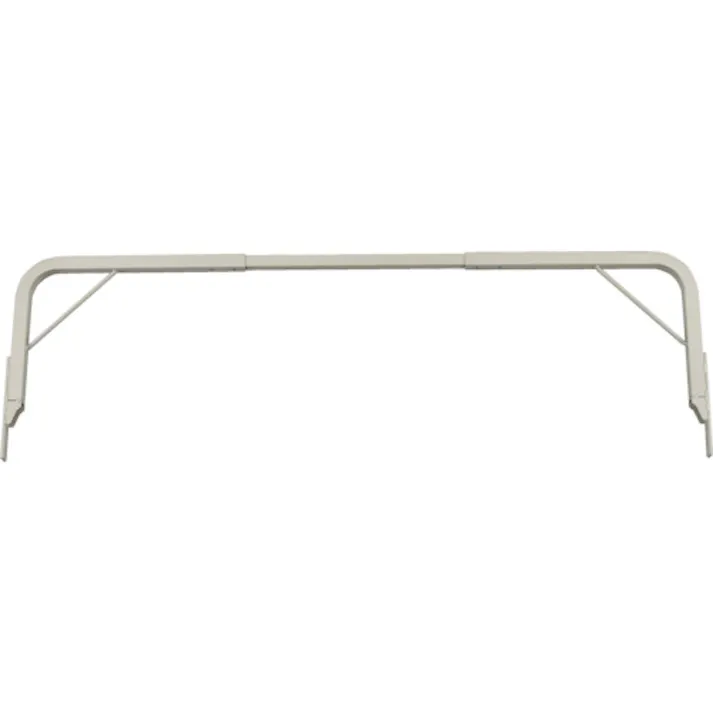 【CAINZ-DASH】トラスコ中山 スチール製軽量ボルト式棚用オプション アーチ型転倒防止バー 適用通路幅820~1120mm ネオグレー TB-L1100【別送品】