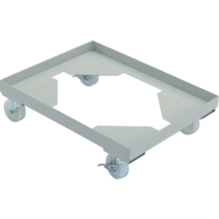 【CAINZ-DASH】トラスコ中山 箱台車 内寸520X370 ナイロン車 自在ストッパー付X2 B-1BS【別送品】