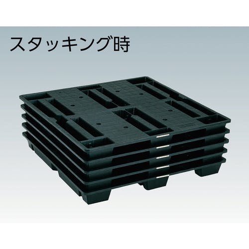 CAINZ-DASH】トラスコ中山 樹脂パレット（片面二方差し・ネスティング
