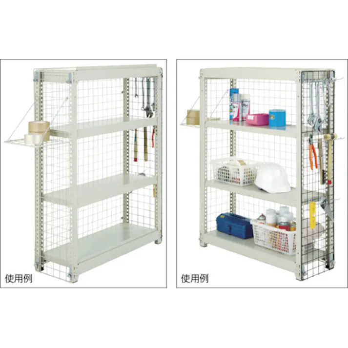 【CAINZ-DASH】トラスコ中山 棚用ディスプレイネット 金具付 600X900 TN-6009【別送品】