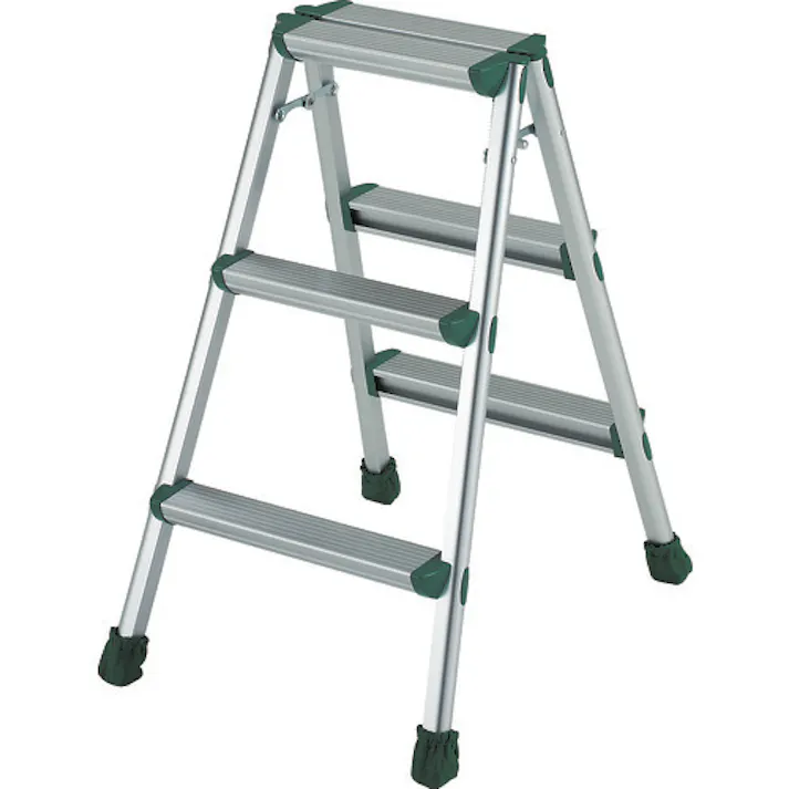 【CAINZ-DASH】トラスコ中山 アルミ製踏台 軽作業用・脚カバー付 3段 TAF-3【別送品】