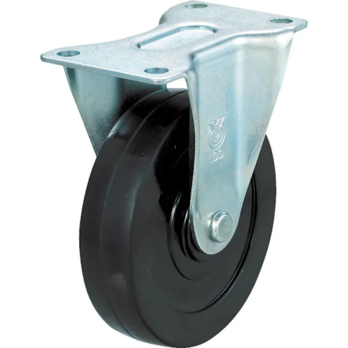 【CAINZ-DASH】トラスコ中山 HLF-120用ハードゴムキャスター Φ100 固定 TYSR-100RH【別送品】