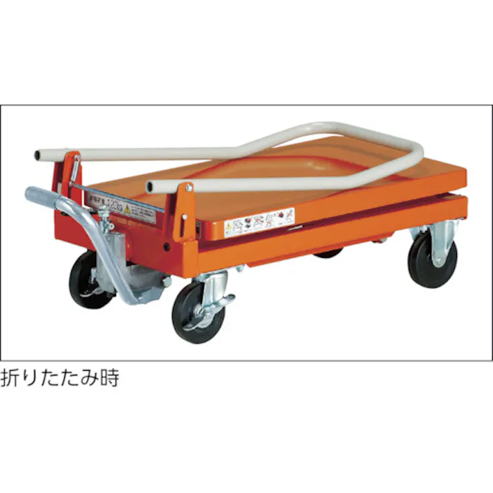 【CAINZ-DASH】トラスコ中山 HLF-120用ハードゴムキャスター Φ100 固定 TYSR-100RH【別送品】