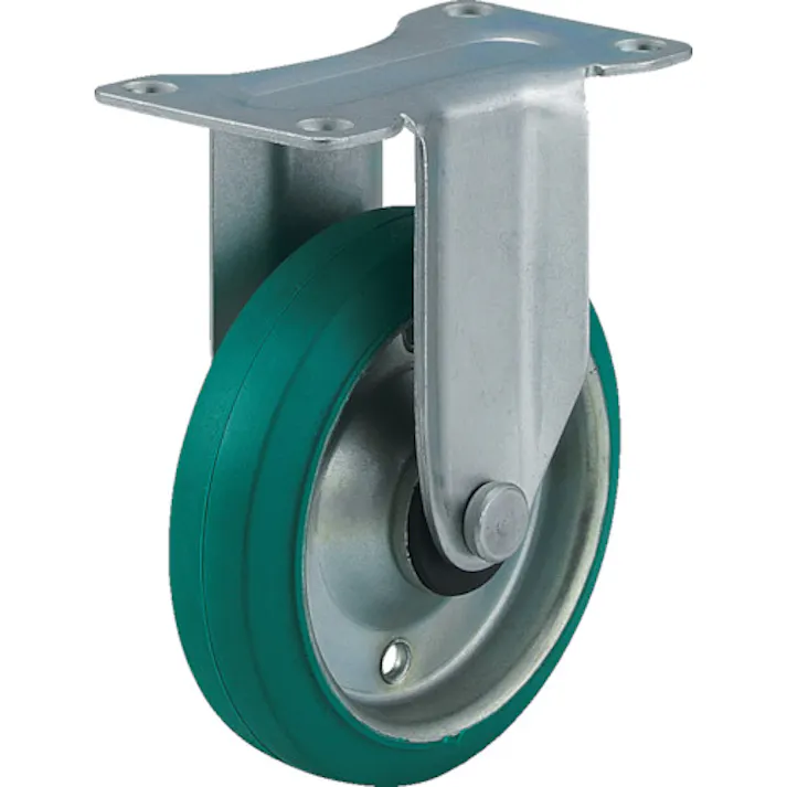 【CAINZ-DASH】トラスコ中山 エコ運搬車用キャスター 三価クロムメッキΦ100 固定 SD-100K【別送品】