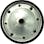 【CAINZ-DASH】トラスコ中山 ボンベ台車用車輪　車輪Φ２００　ＨＴ６３Ｎ用 HT-P200【別送品】