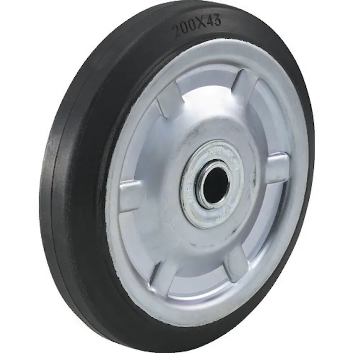 【CAINZ-DASH】トラスコ中山 二輪運搬車用車輪 Φ200ゴム車輪 2011/4011用 P200G【別送品】