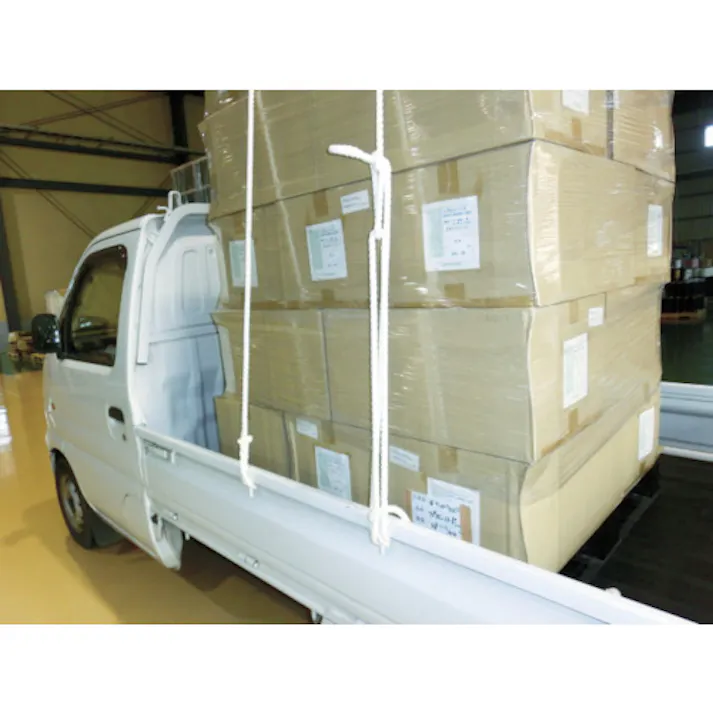 【CAINZ-DASH】トラスコ中山 ビニロントラックロープ 3つ打 線径12mmX長さ10m TR-1210【別送品】