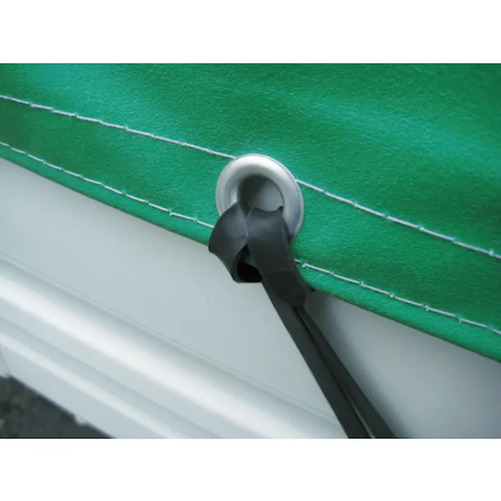 【CAINZ-DASH】トラスコ中山 ゴムロープ金具付 Wフックバックル付 幅20mm×長さ1.5m (10本入) GR-2015KW【別送品】