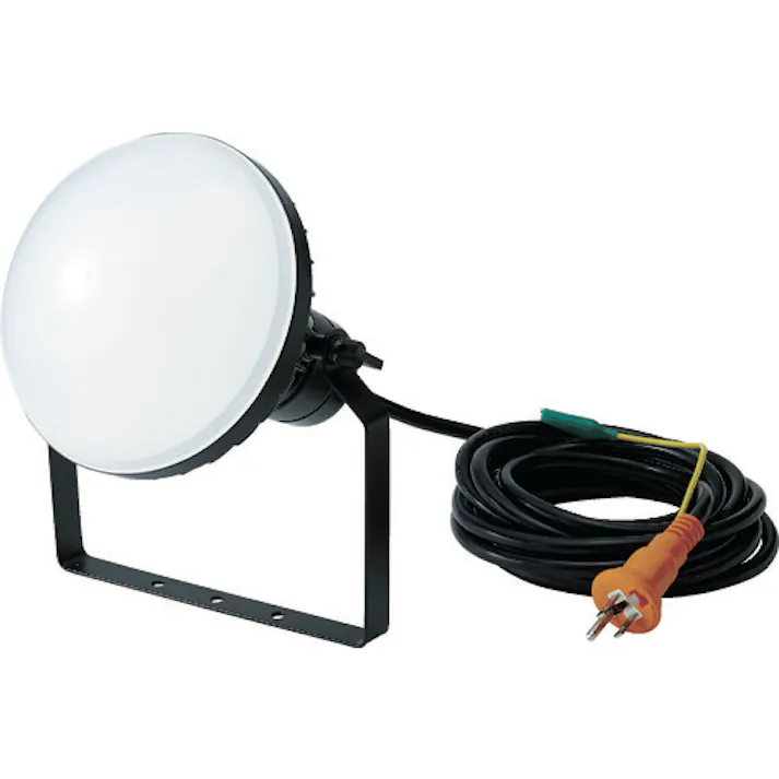 【CAINZ-DASH】トラスコ中山 LED投光器 DELKURO 50W 10m アース付 2芯3芯両用タイプ RTLE-510EP【別送品】